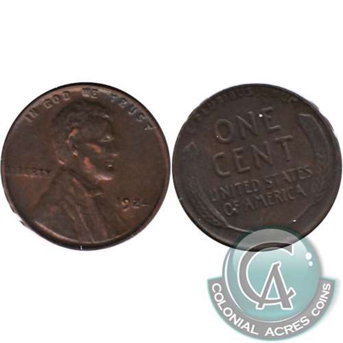 1924 D USA Cent Extra Fine (EF40) $