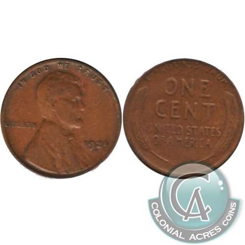 1924 D USA Cent F-VF (F15) $