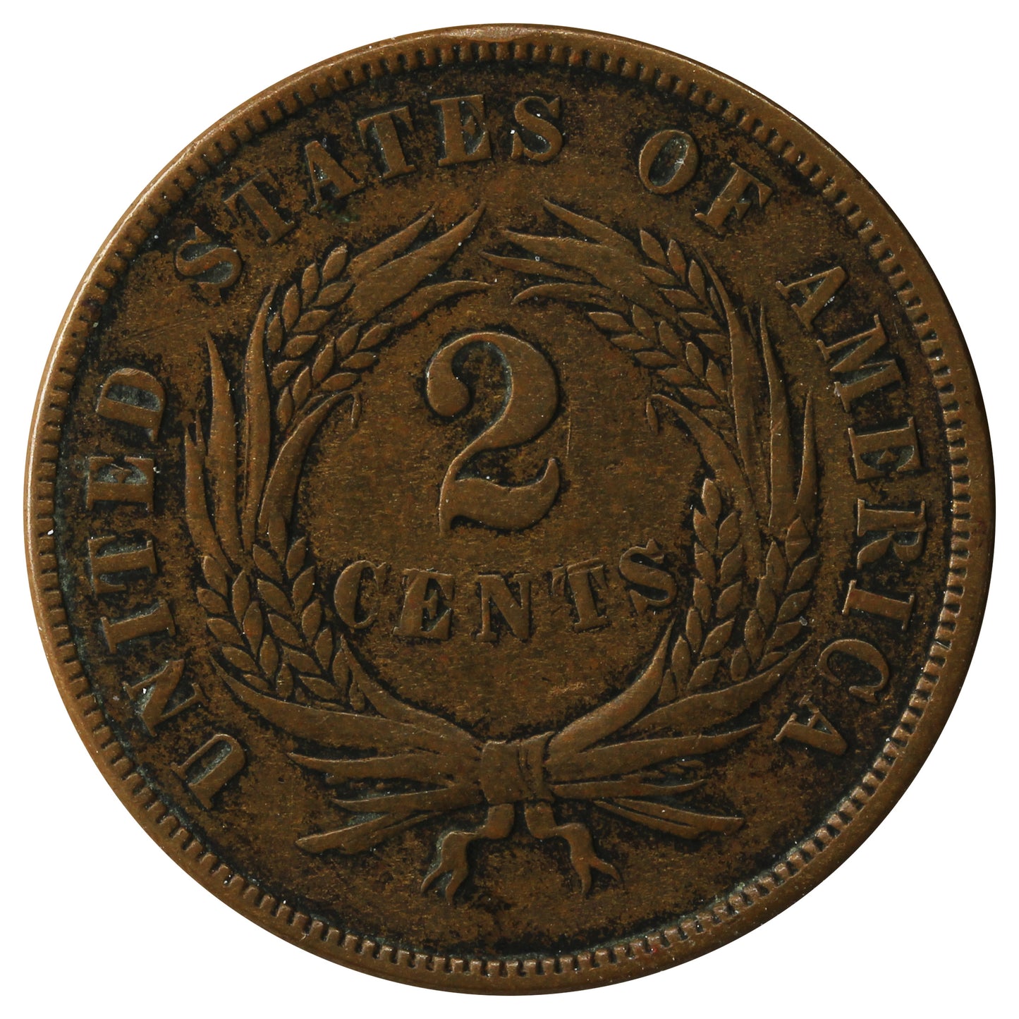 1867 USA 2 Cents Very Fine (VF20)