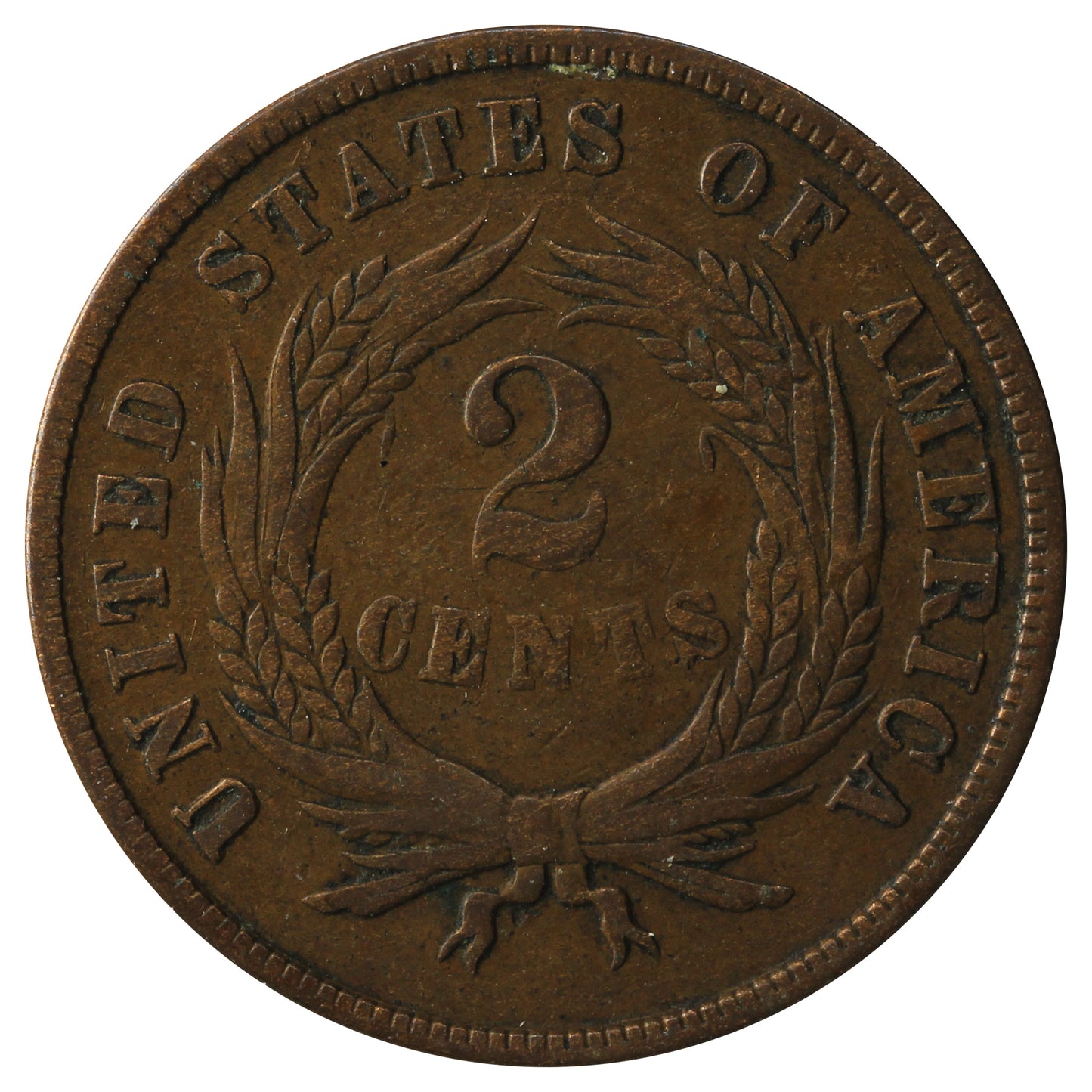 1868 USA 2 Cents F-VF (F15)