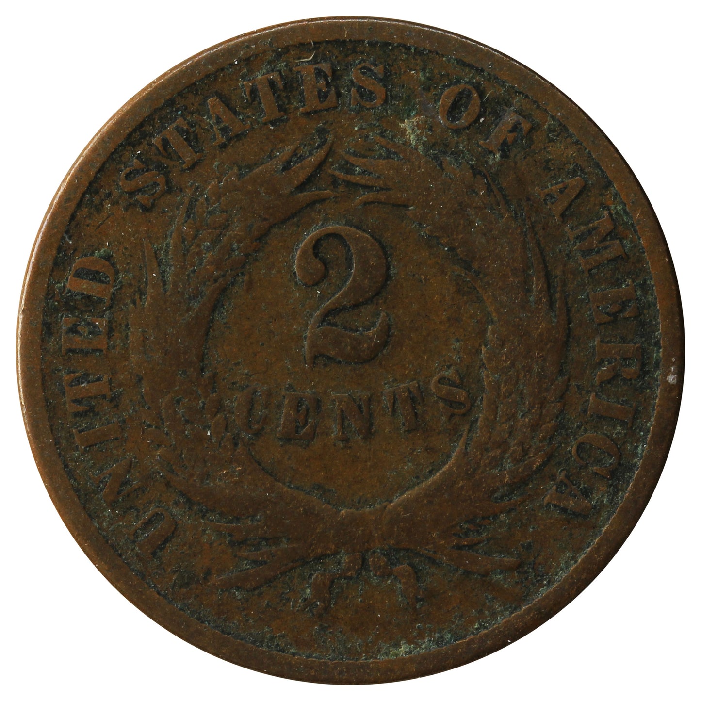 1868 USA 2 Cents G-VG (G6)
