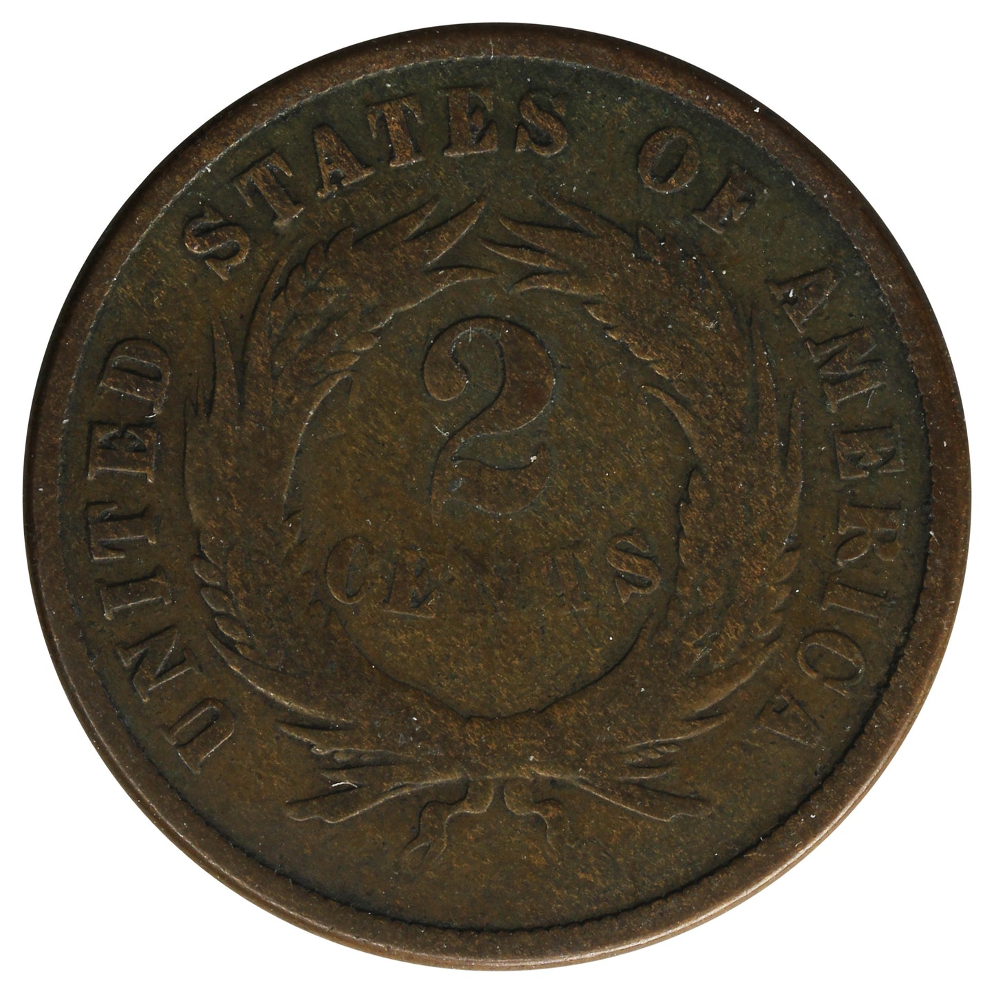 1871 USA 2 Cents G-VG (G6)