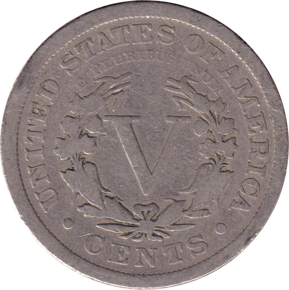 1904 USA Nickel Very Good (VG8)