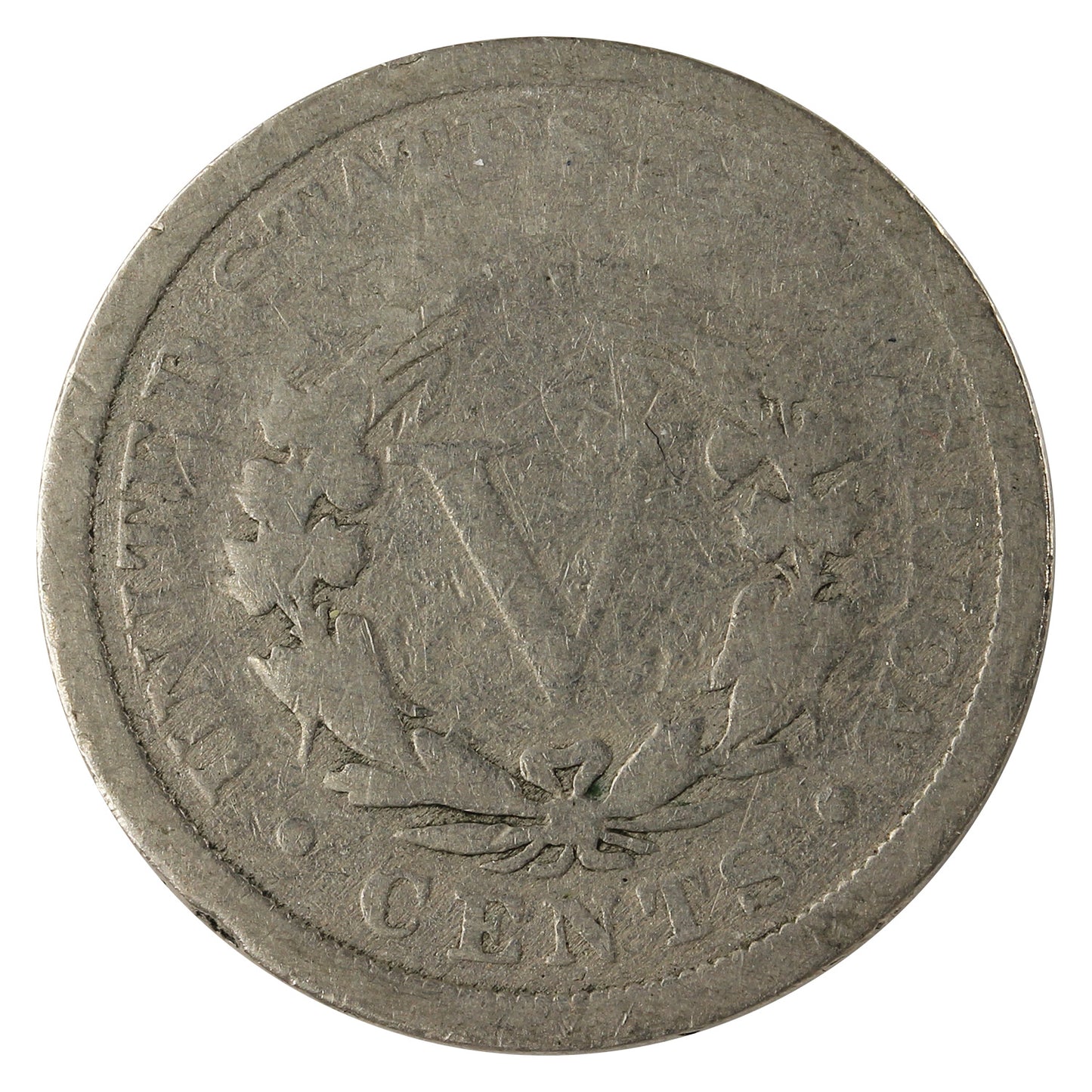 1906 USA Nickel About Good (AG3)