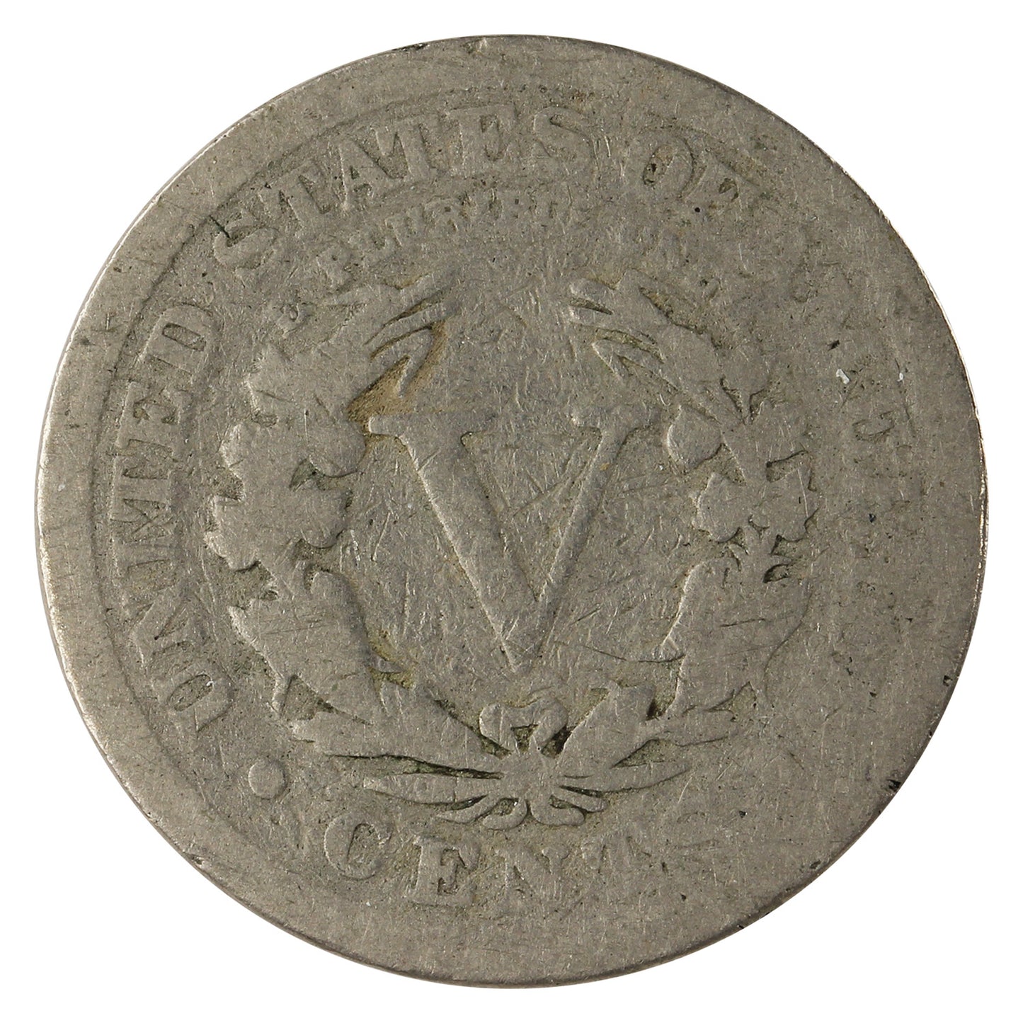 1911 USA Nickel About Good (AG3)