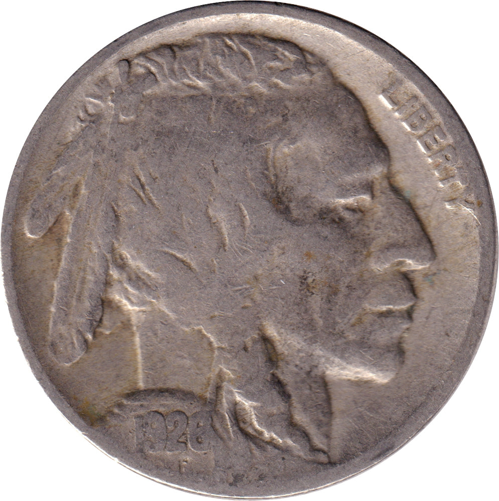 1926 USA Nickel F-VF (F-15)
