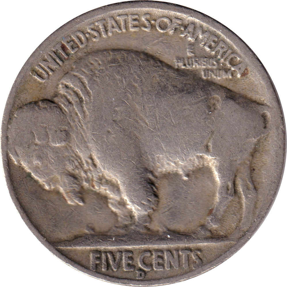 1936 D USA Nickel F-VF (F15)