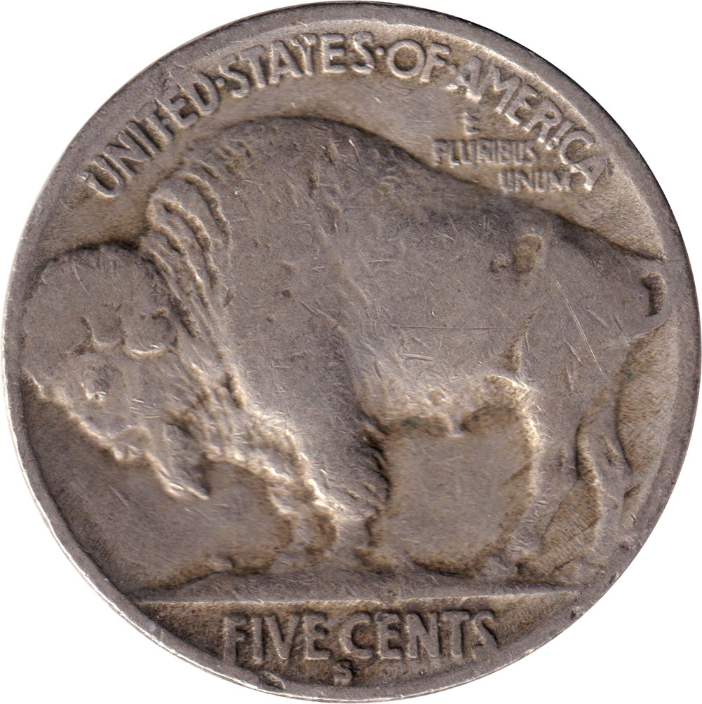 1936 S USA Nickel F-VF (F15)