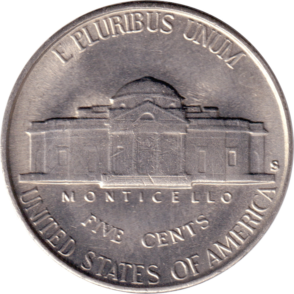 1951 S USA Nickel Brilliant Uncirculated (MS63)