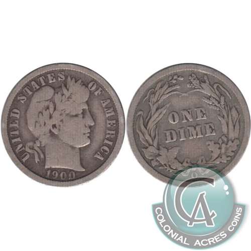 1900 O USA Dime Very Good (VG8)