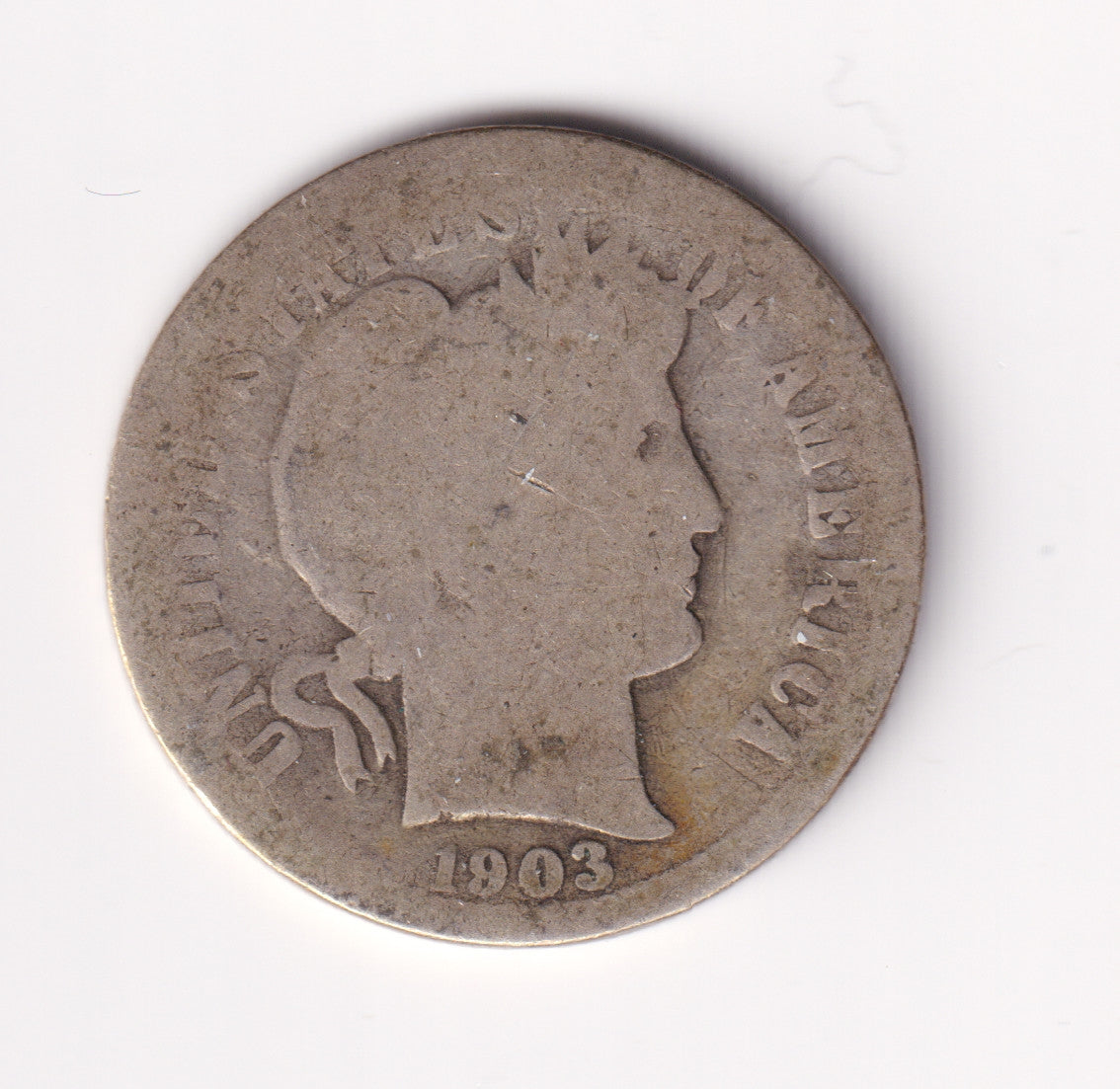 1903 USA Dime About Good (AG3)