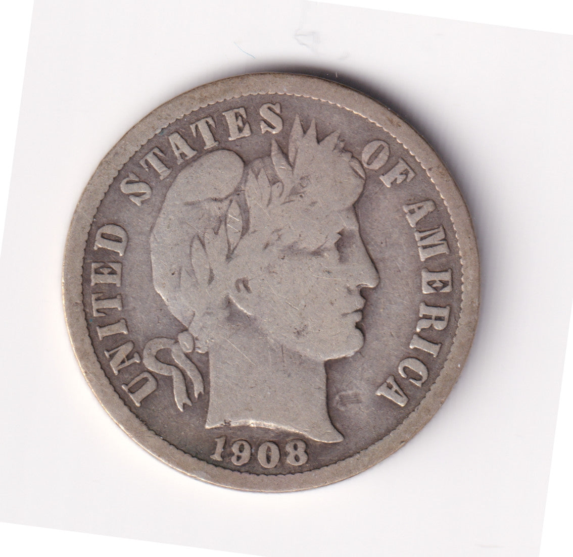 1908 USA Dime G-VG (G6)