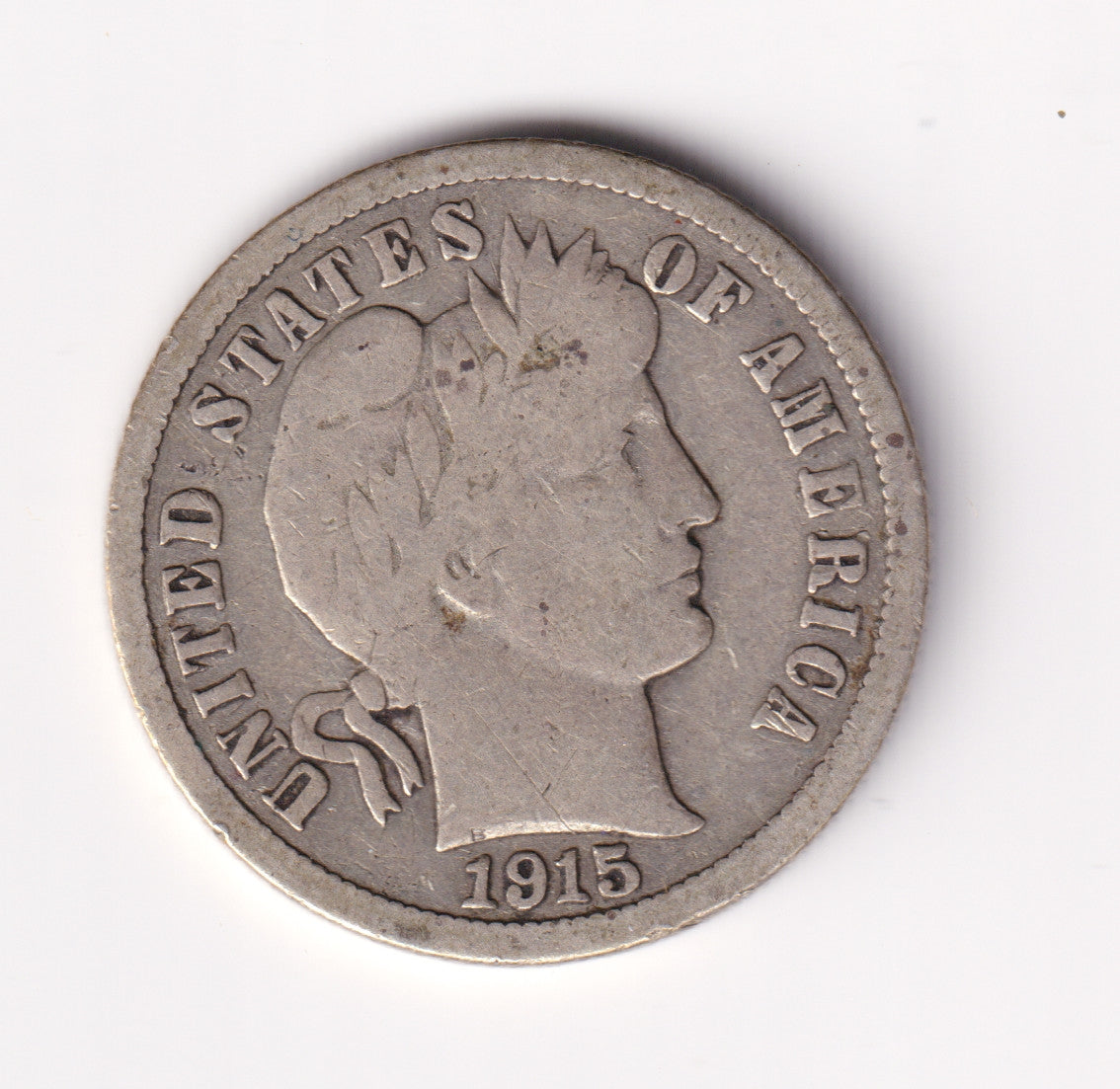 1915 USA Dime Very Good (VG8)