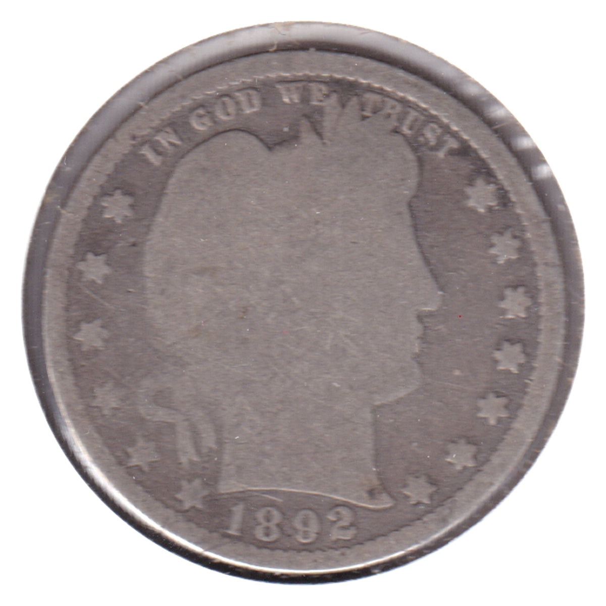 1892 USA Quarter About Good (AG-3)