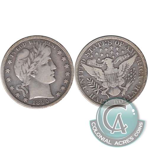 1895 S USA Half Dollar VG-F (VG10) $