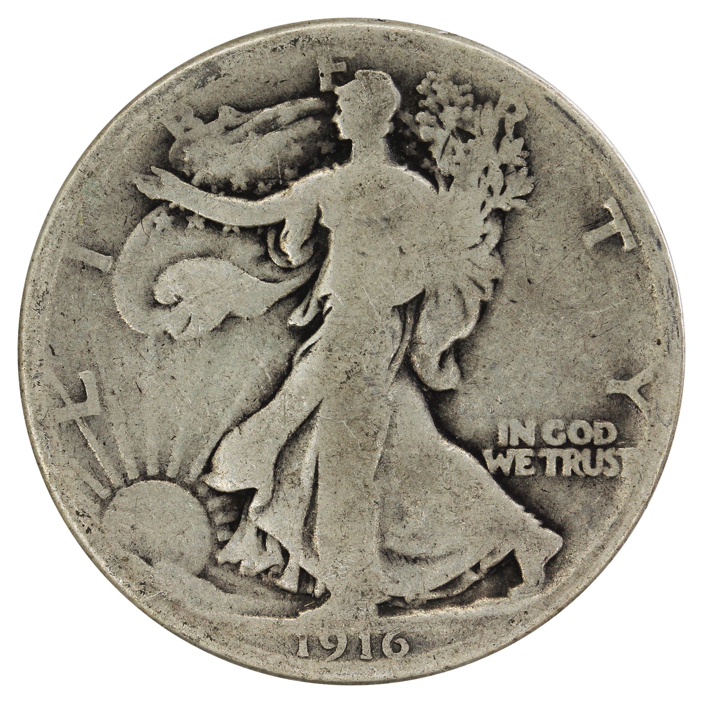 1916 USA Half Dollar Good (G4) $