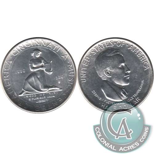 1936 D Cincinnati Music Center USA Half Dollar UNC (MS60) $