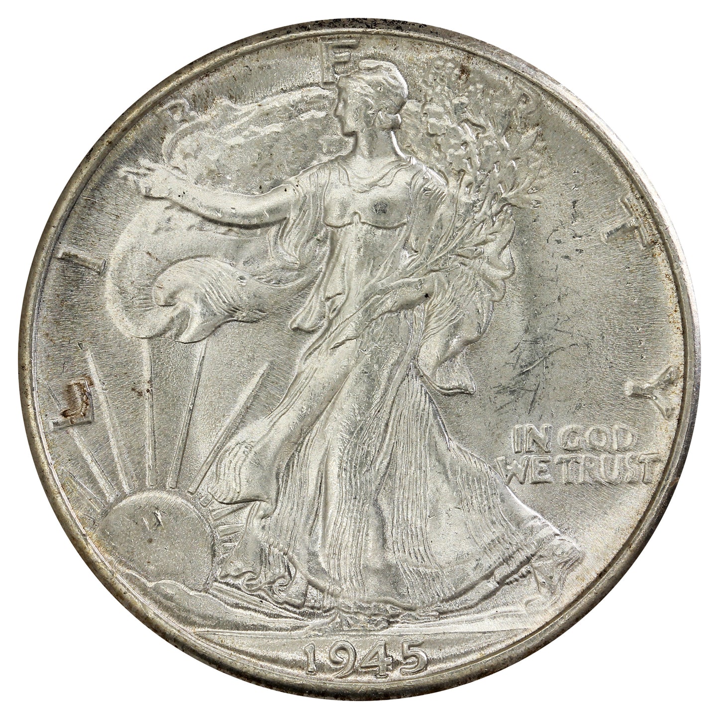 1945 USA Half Dollar Brilliant Uncirculated MS63 (MS63) $