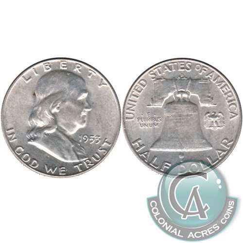 1953 D USA Half Dollar AU-UNC (AU55)