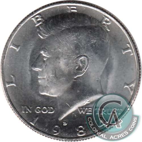 1984 D USA Half Dollar Brilliant Uncirculated (MS63)