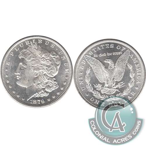 1879 S 3rd Reverse USA Dollar Brilliant Uncirculated (MS63) $