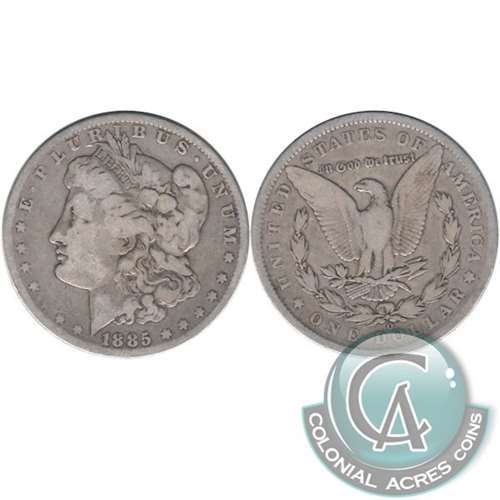 1885 O USA Dollar Very Good (VG8)