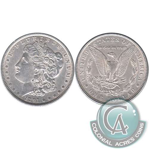 1891 USA Dollar Extra Fine (EF40)