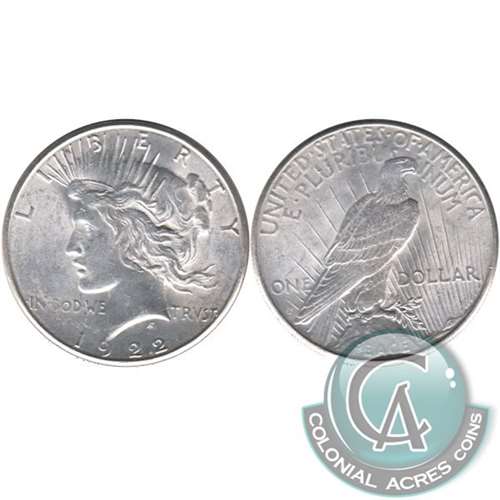 1922 S USA Dollar Brilliant Uncirculated (MS63) $