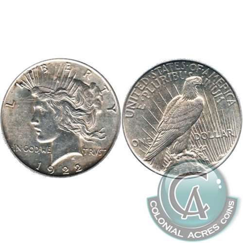 1922 USA Dollar Almost Uncirculated (AU50)