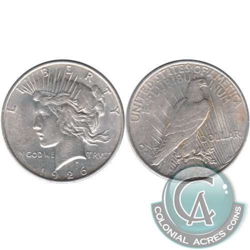 1926 D USA Dollar Almost Uncirculated (AU50)