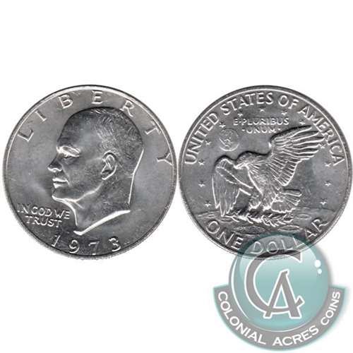 1973 Eisenhower USA Dollar Brilliant Uncirculated (MS63)