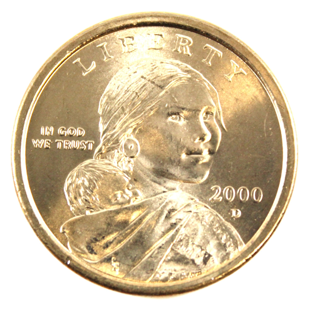 2000 D Sacagawea USA Dollar Brilliant Uncirculated (MS63)
