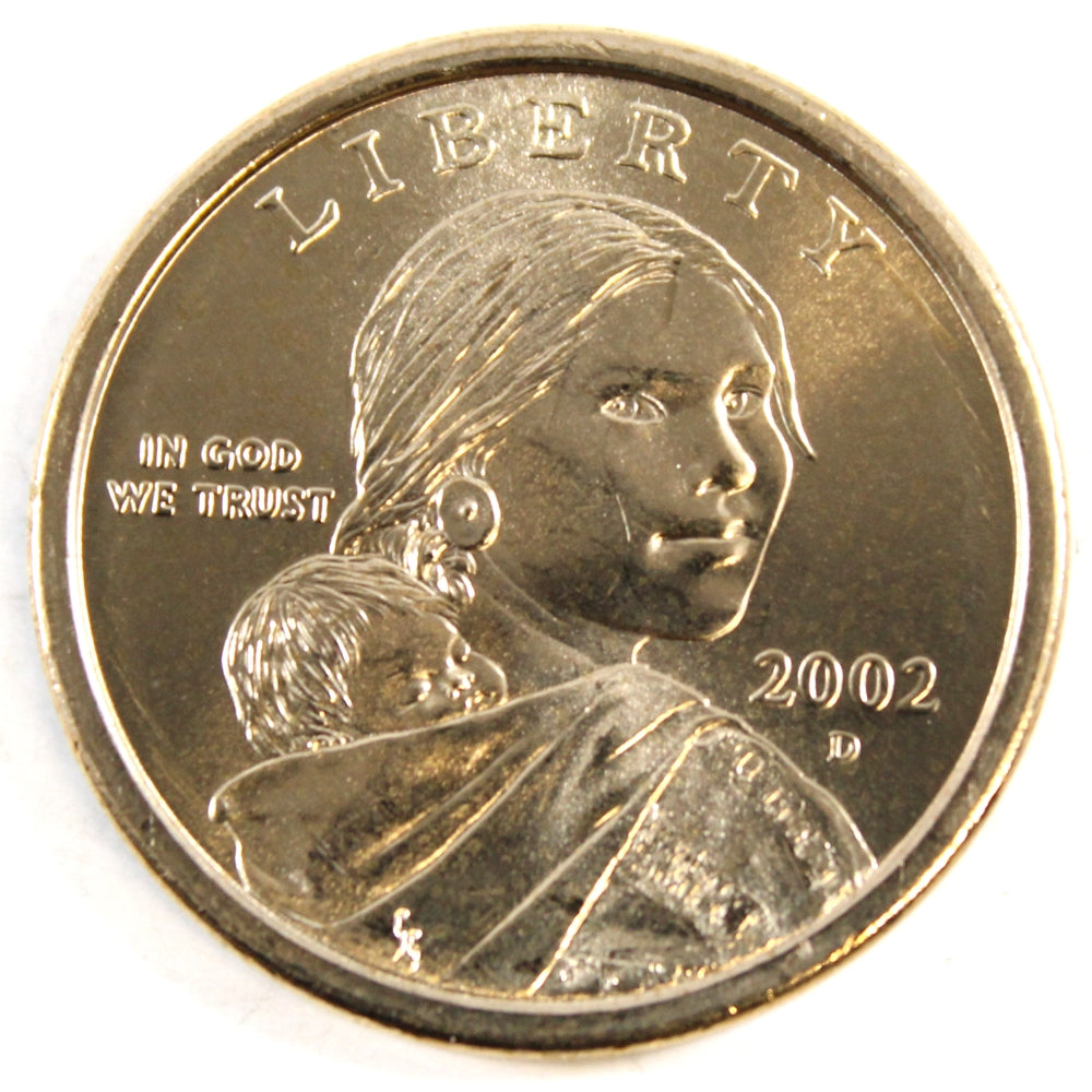 2002 D Sacagawea USA Dollar Brilliant Uncirculated (MS63)