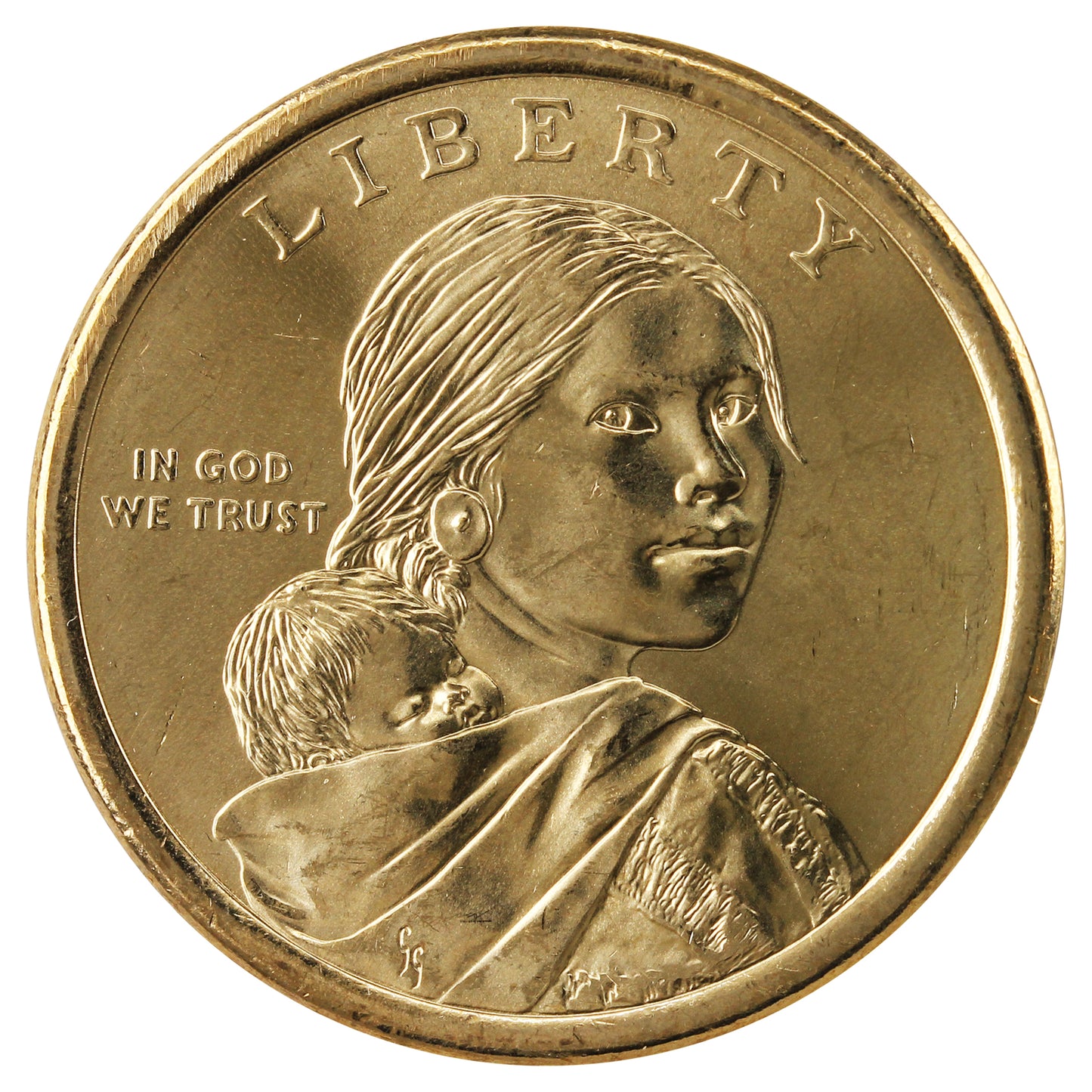 2010 D Native American USA Dollar Brilliant Uncirculated (MS63)