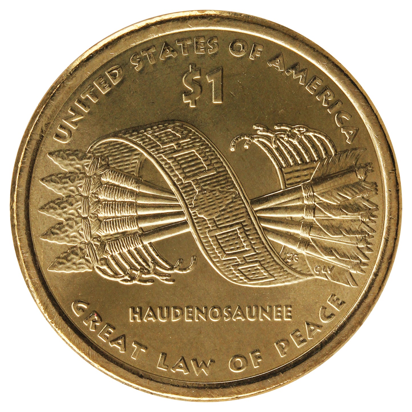 2010 D Native American USA Dollar Brilliant Uncirculated (MS63)