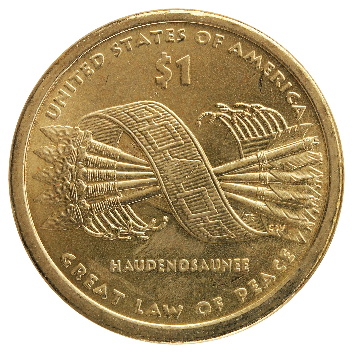 2010 P Native American USA Dollar Brilliant Uncirculated (MS63)