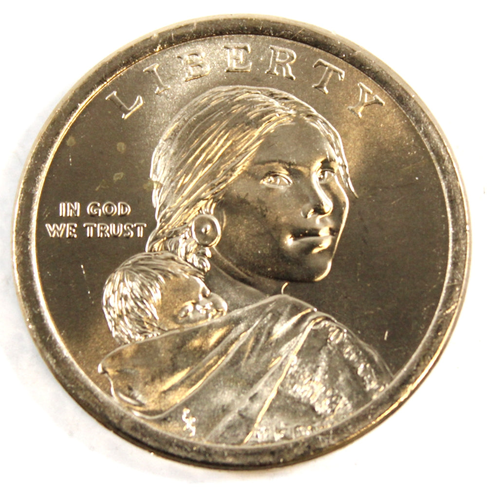 2014 D Native American USA Dollar Brilliant Uncirculated (MS63)