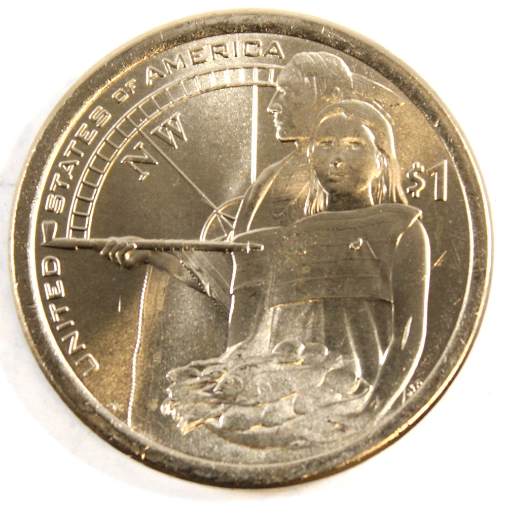 2014 D Native American USA Dollar Brilliant Uncirculated (MS63)