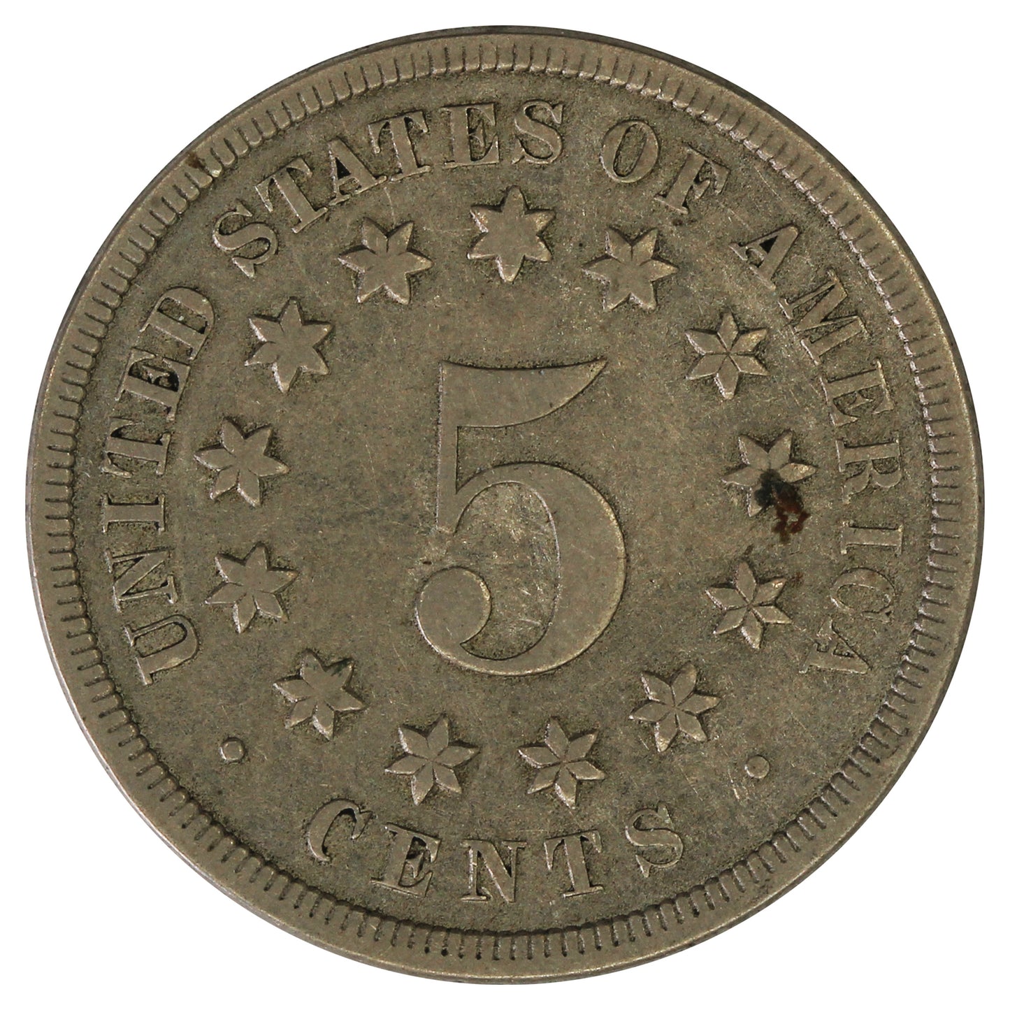 1868 USA Nickel VF-EF (VF30) $