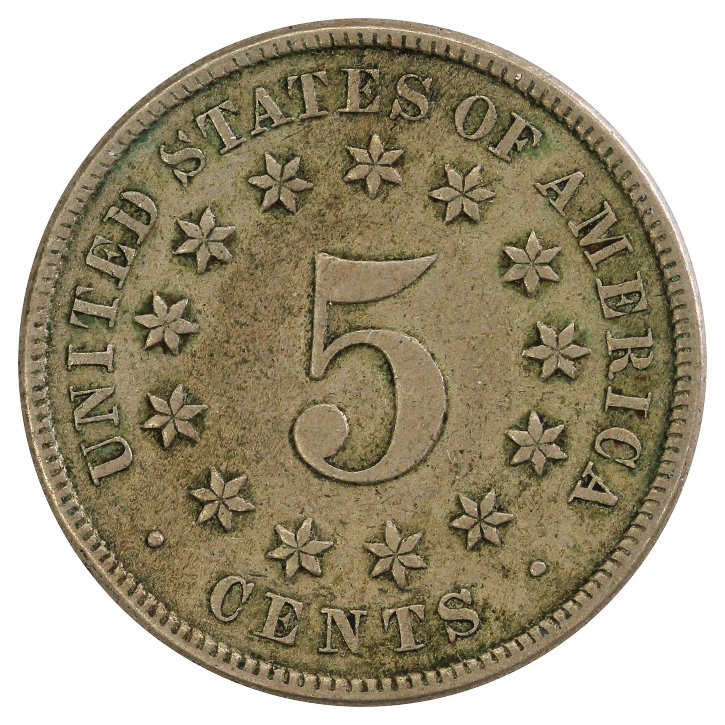 1869 USA Nickel VF-EF (VF30) $