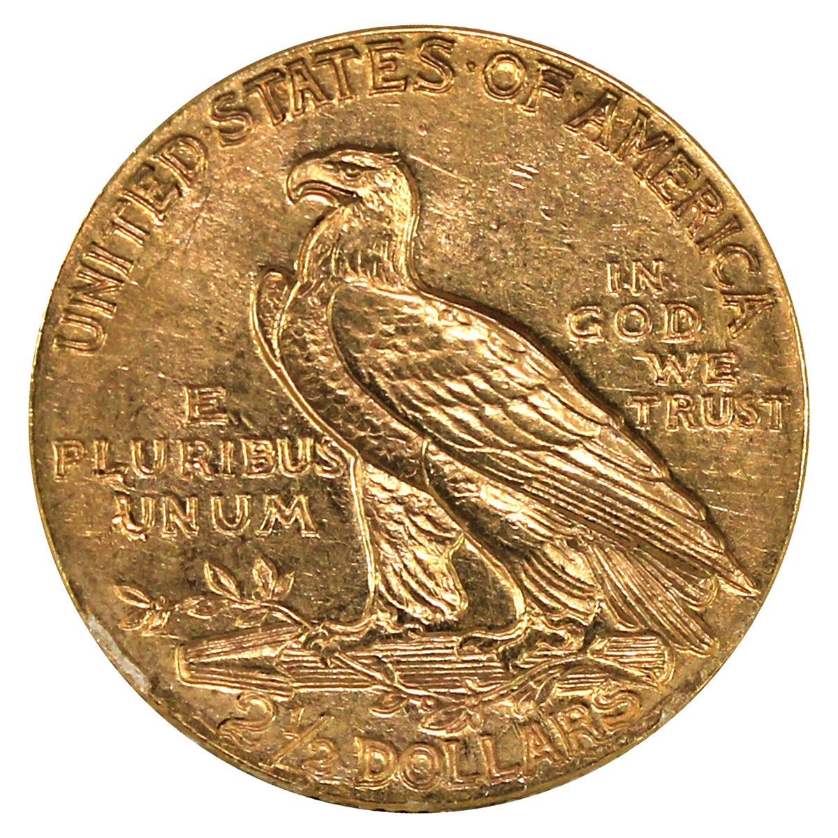 1908 USA $2.50 Gold Quarter Eagle AU-UNC (AU55) $