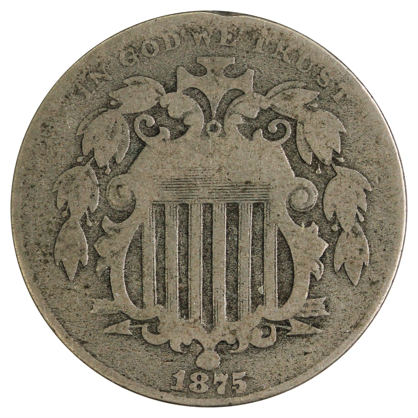 1875 USA Nickel Very Good (VG8) $
