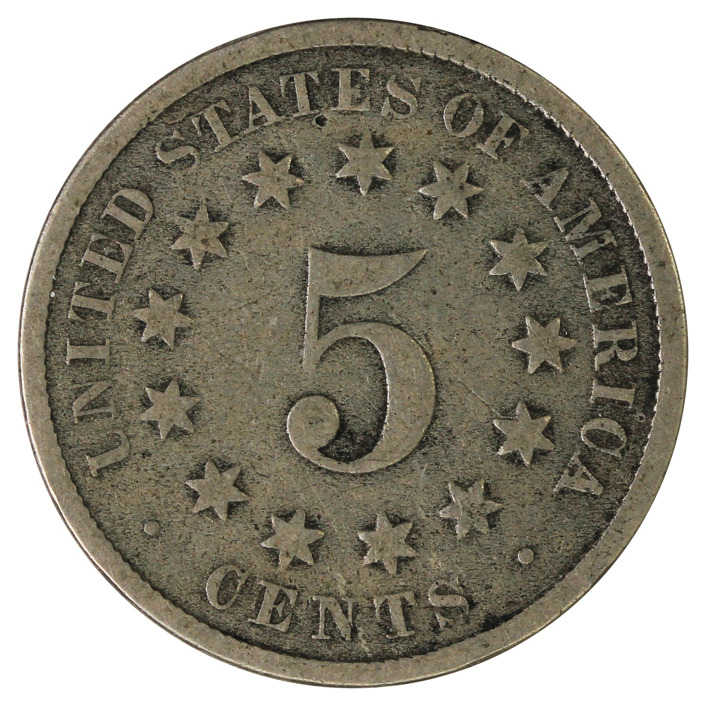 1875 USA Nickel Very Good (VG8) $