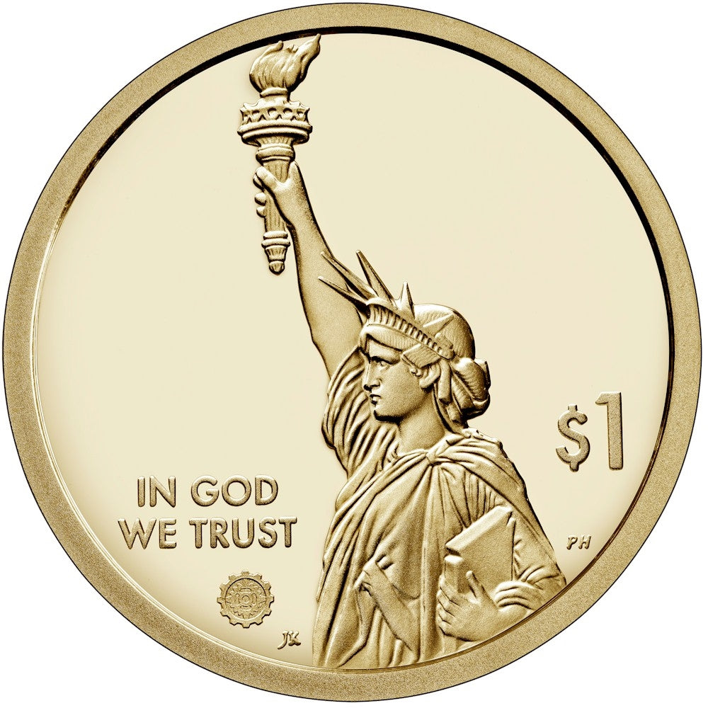 2019-D Delaware USA American Innovation Dollar Brilliant Uncirculated (MS-63)