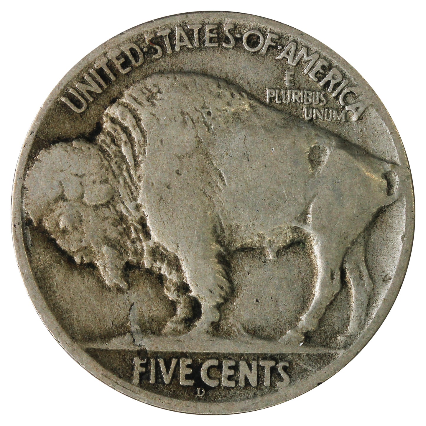 1919 D USA Nickel Very Fine (VF20) $