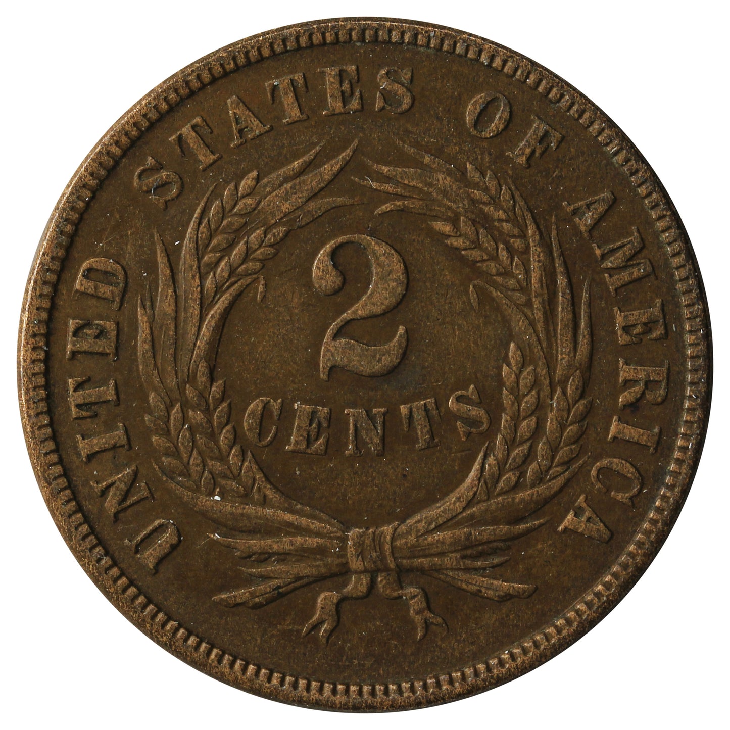 1868 USA 2 Cents VF-EF (VF30) $