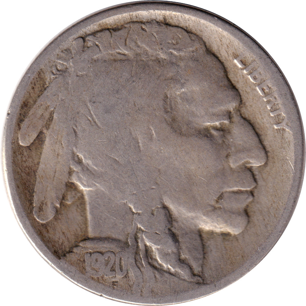 1920 USA Nickel Fine (F-12)