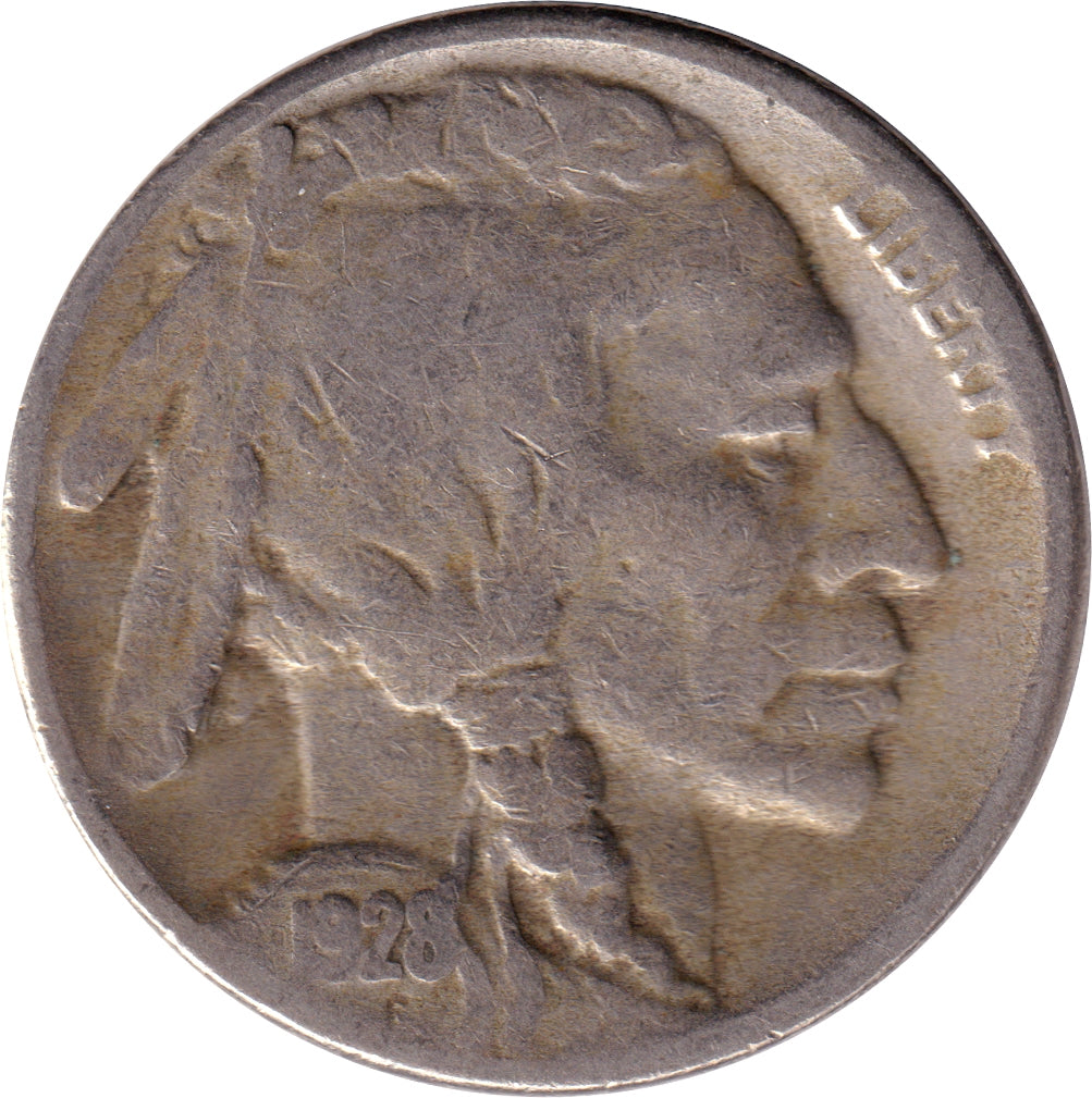 1928 S USA Nickel F-VF (F15)