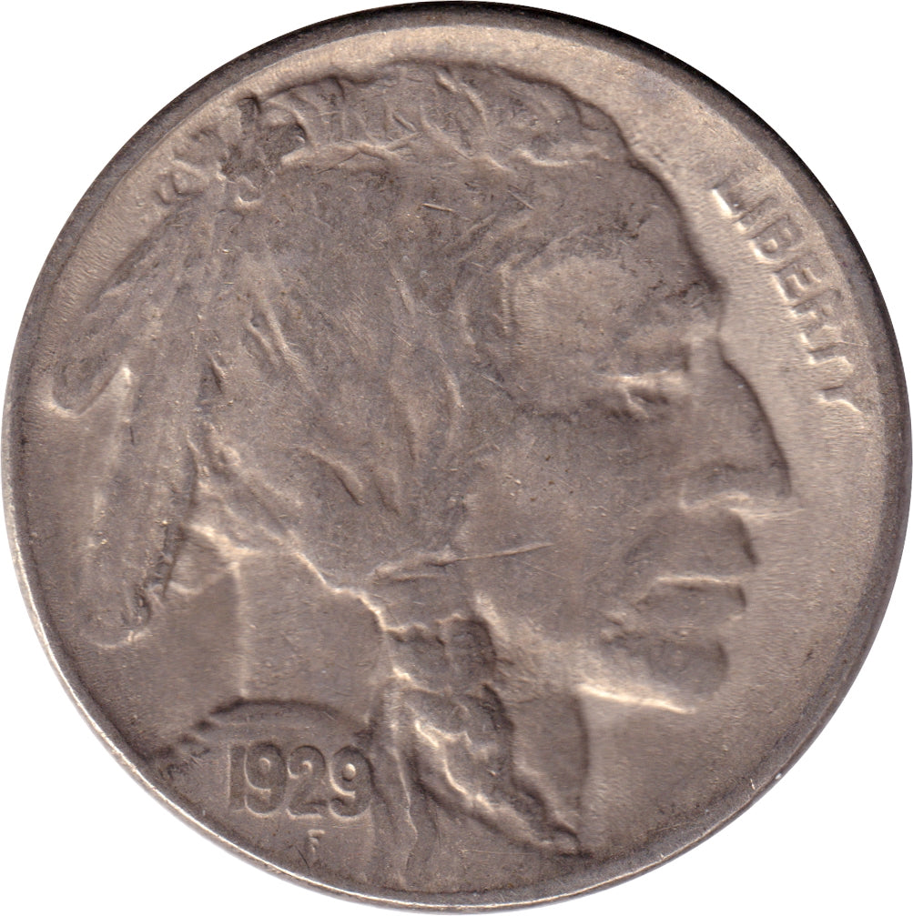 1929 S USA Nickel VF-EF (VF30)