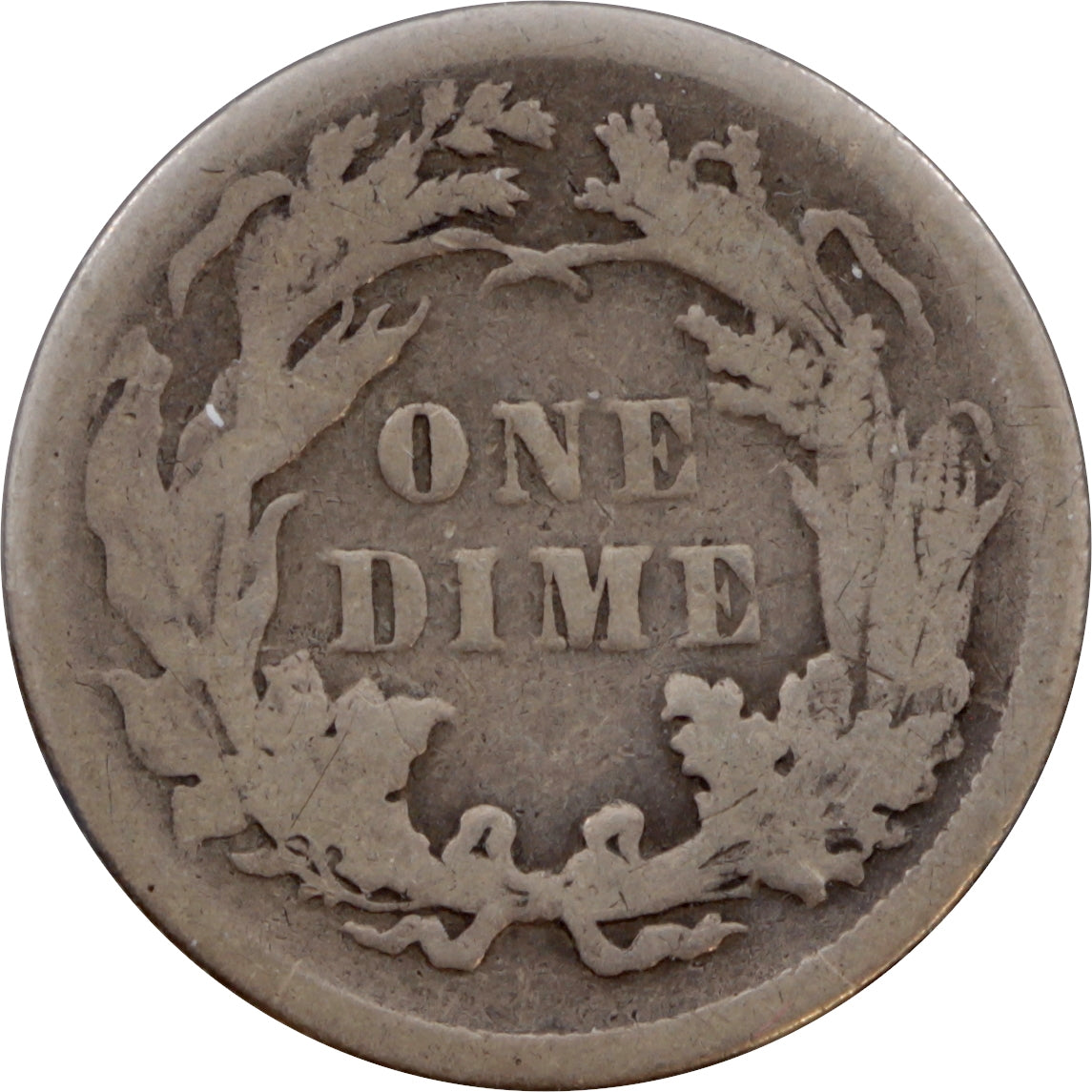 1884 USA Dime F-VF (F15)
